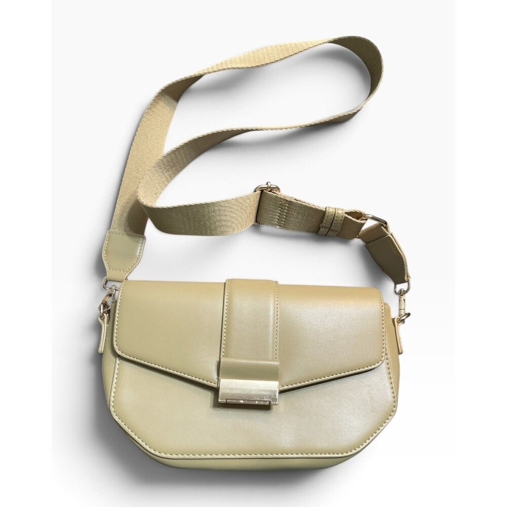 Madison West Tan Crossbody Purse Bag - Excellent Condition
